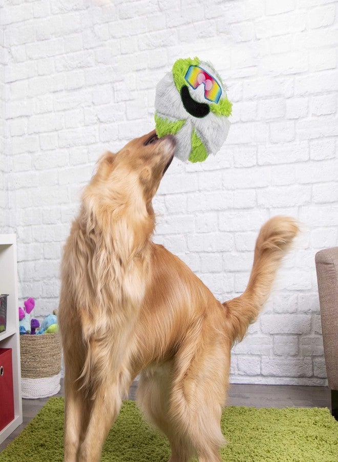 جو دوج مجموعة goDog للعطلات، لعبة كلاب مصنوعة من مواد مختلطة من مادة TPE-Plush بنكهة النعناع المنعش، مزودة بتقنية حماية من المضغ - أخضر/أبيض، مقاس واحد - Image 2